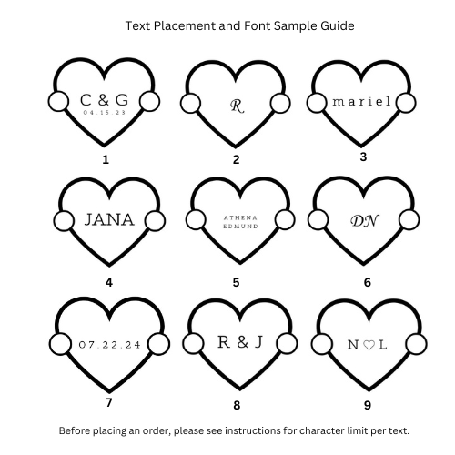 Adjustable Lea Hand Stamped Heart Bracelet