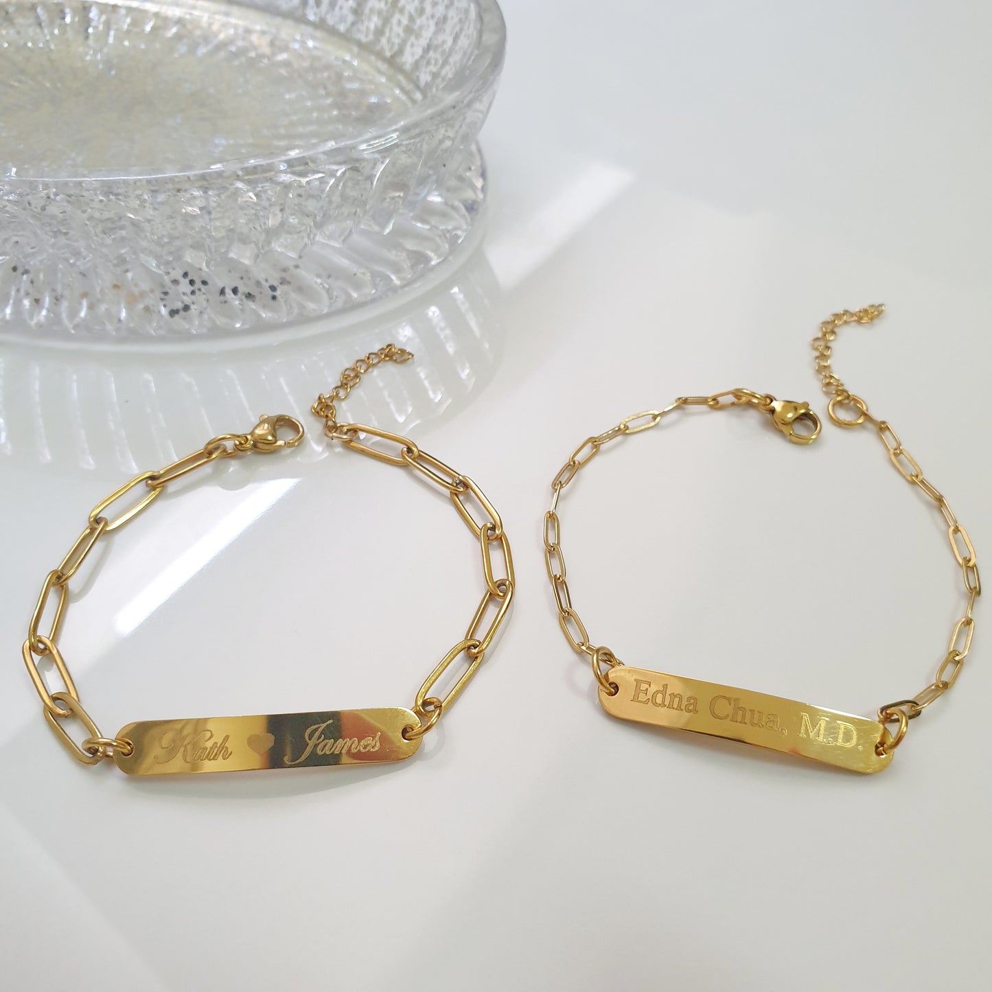 Stella Engravable Bar Bracelet (adult bracelet)