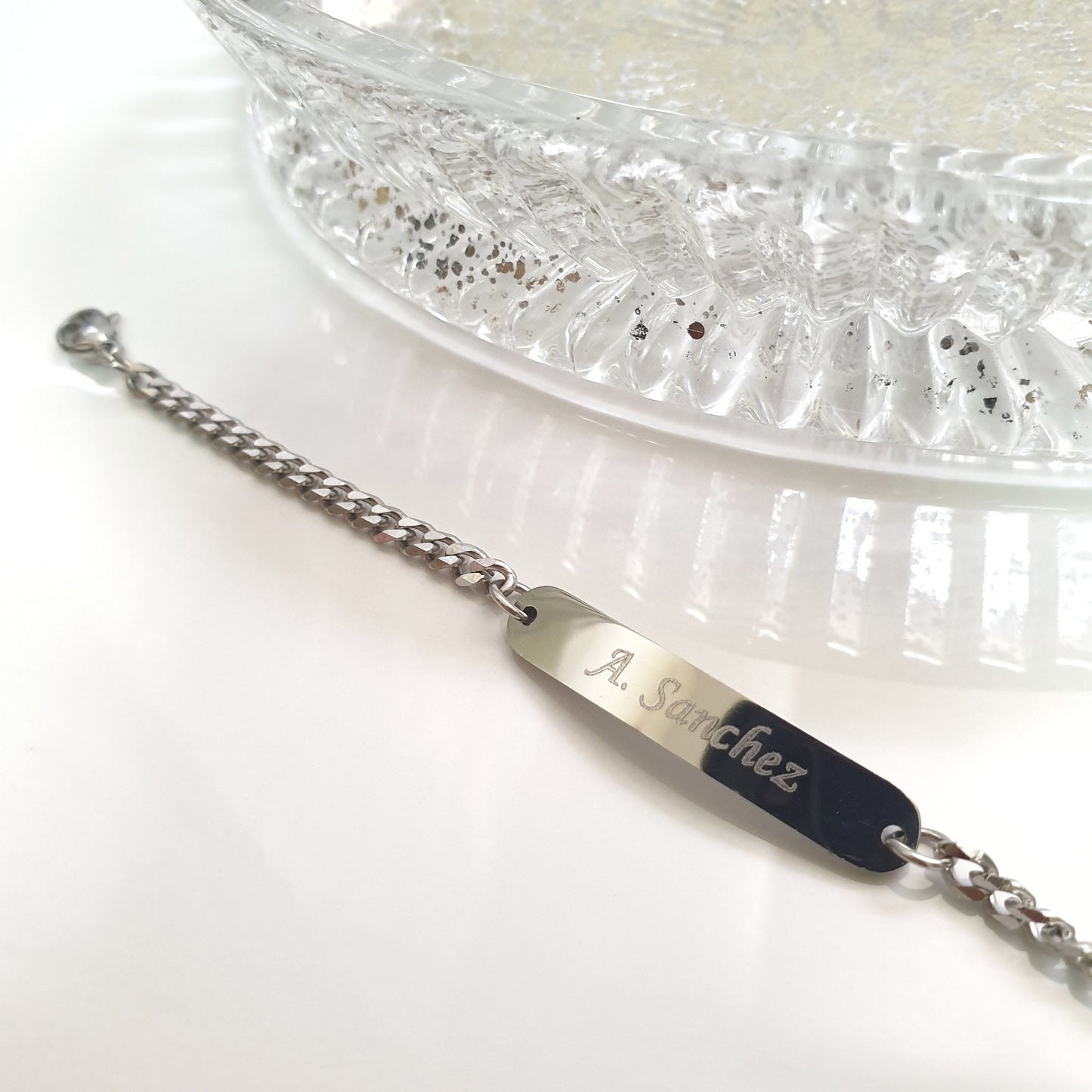 Stella Engravable Bar Bracelet (adult bracelet)