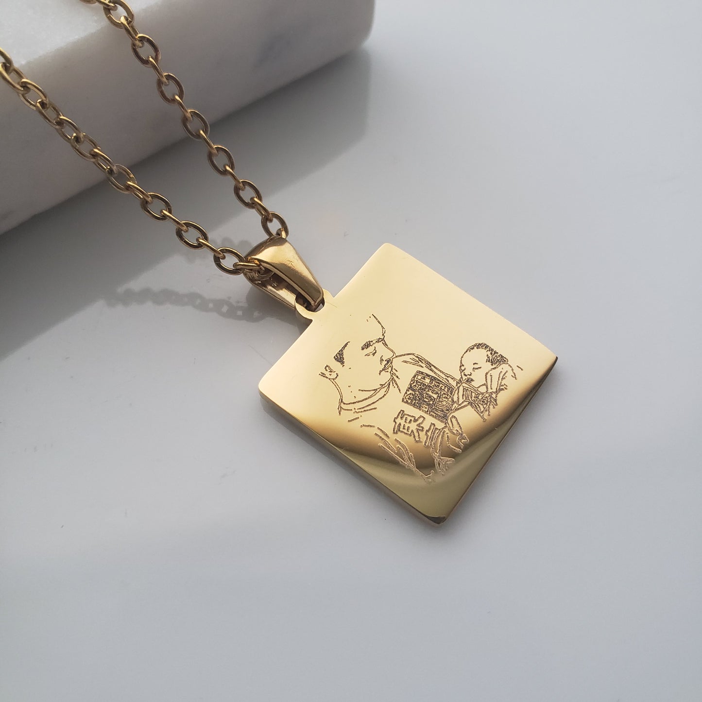 Portrait Pendant Necklace