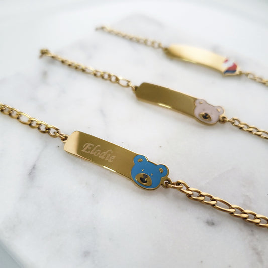 Children's ID Bar Bracelet