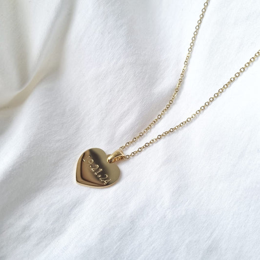 "Sophie" Custom Heart Necklace