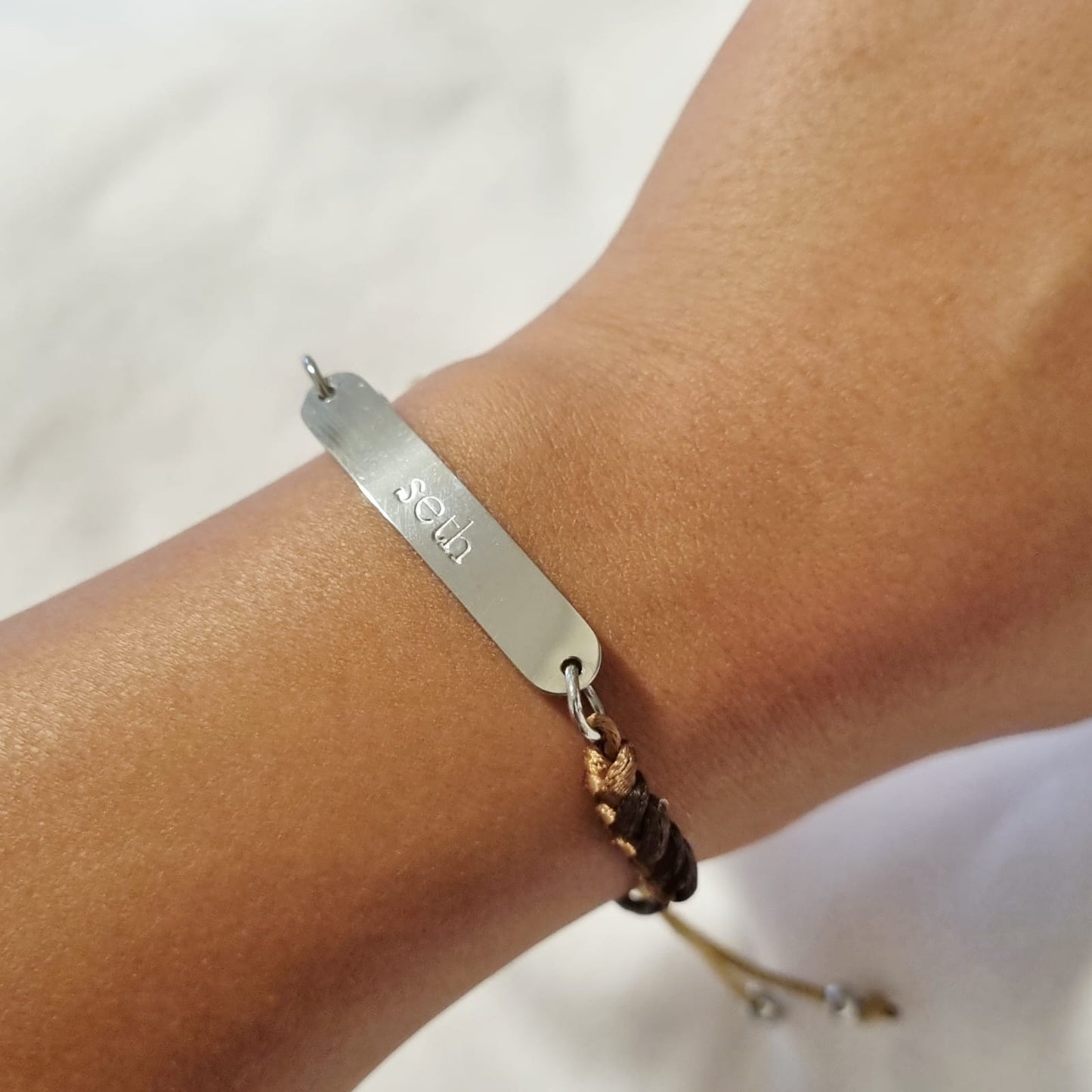 Custom Bar Cord Bracelets