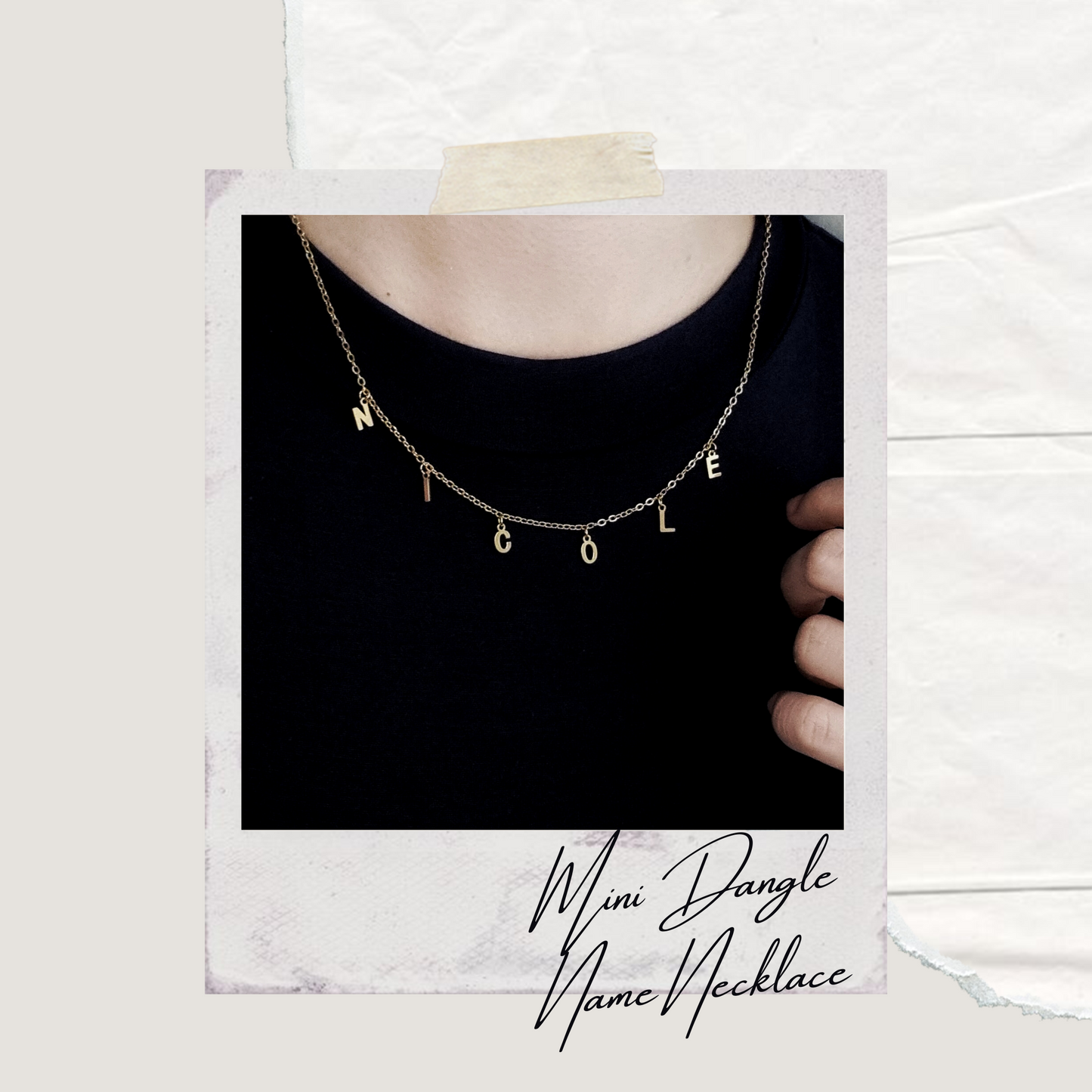Dangle Name Necklace